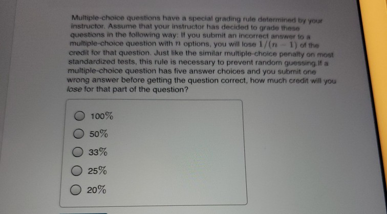 Solved Multiple-choice questions have a special grading rule