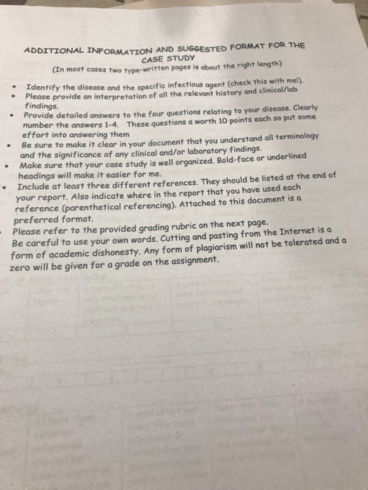 Microbiology case study presentation picture