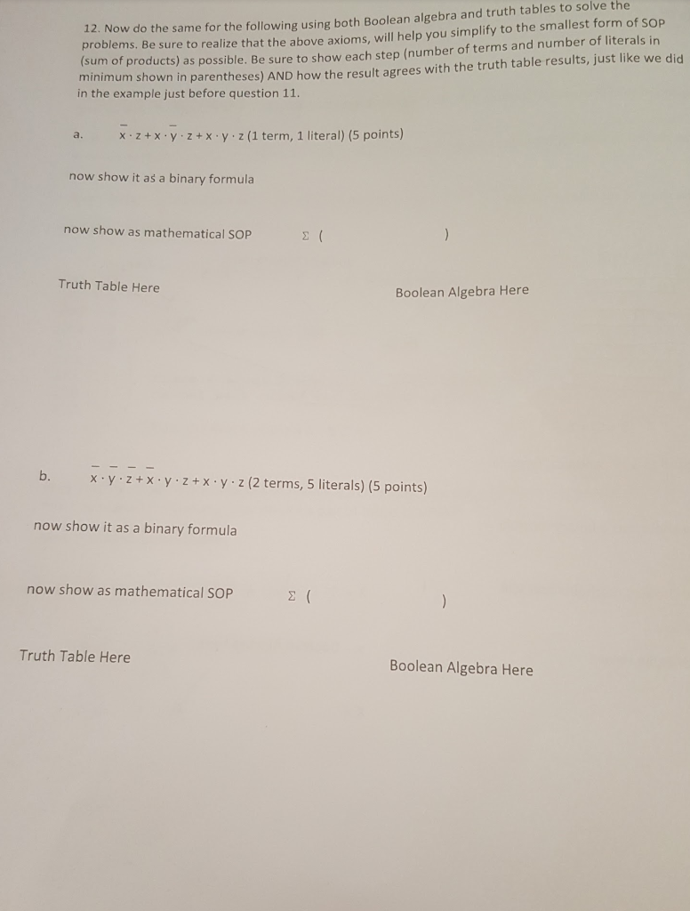 For ... Solved: B Following Same Now The 12. The Do Both Using