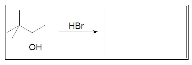 Solved When 33 Dimethyl 2 Butanol Is Treated With Hbr A