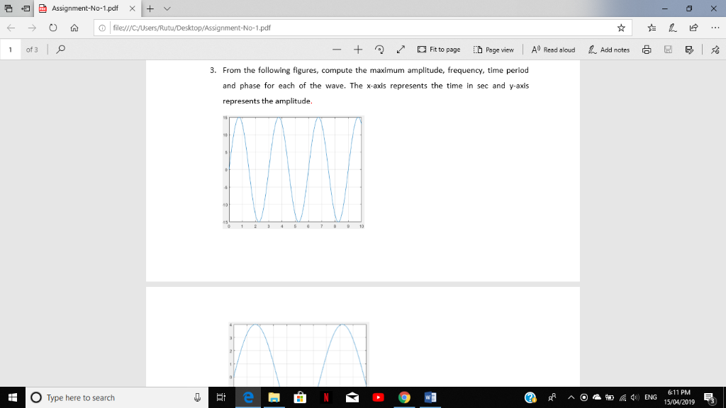 Assignment-No-1.pdf 1 of31ρ 2 ノロFit to page ID Page view IA? Read aloud Add notes 台因寻|宿 ー 3. From the following figures, comp