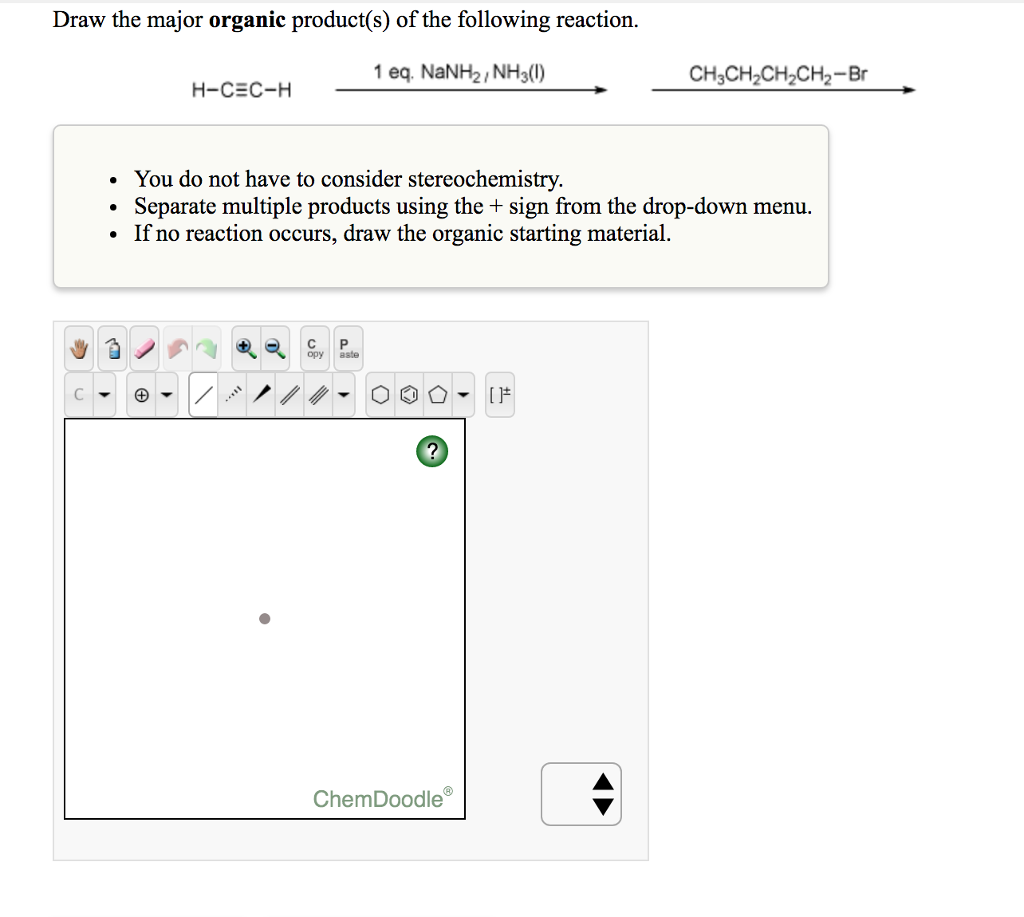 Solved Draw The Product S Of The Following Reactions Ch3 Chegg Com