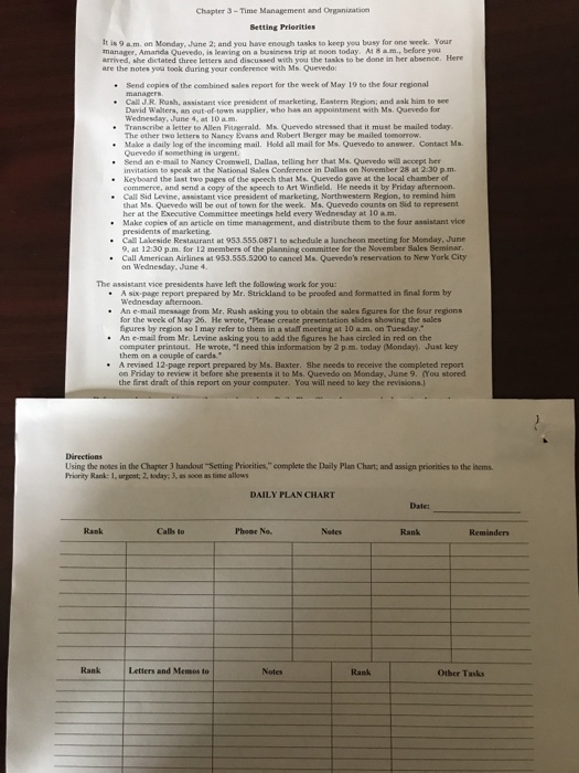 Chapter 3 Time Management And Organization Setting - 