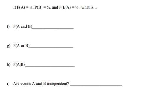 Solved If P A P B And P Ba What Is P A And B Chegg Com