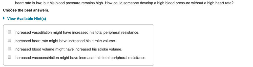 low heart rate high blood pressure