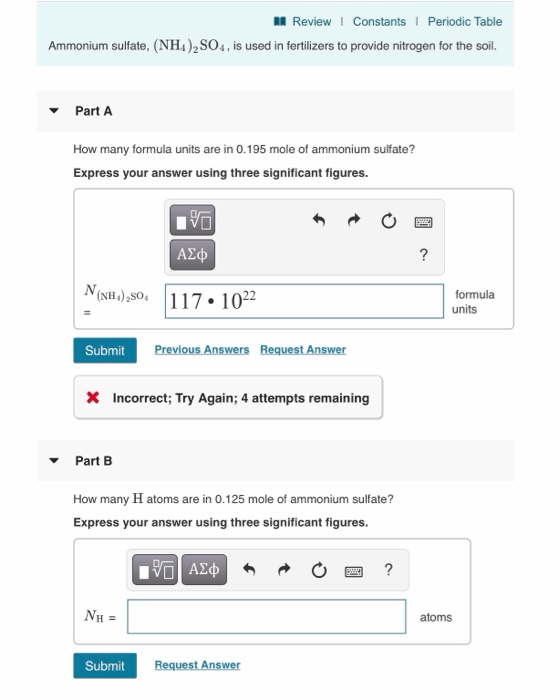 11 Review I Constants L Periodic Table Ammonium Chegg 