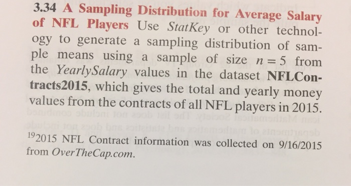 334 A Sampling Distribution For Average Salary Of