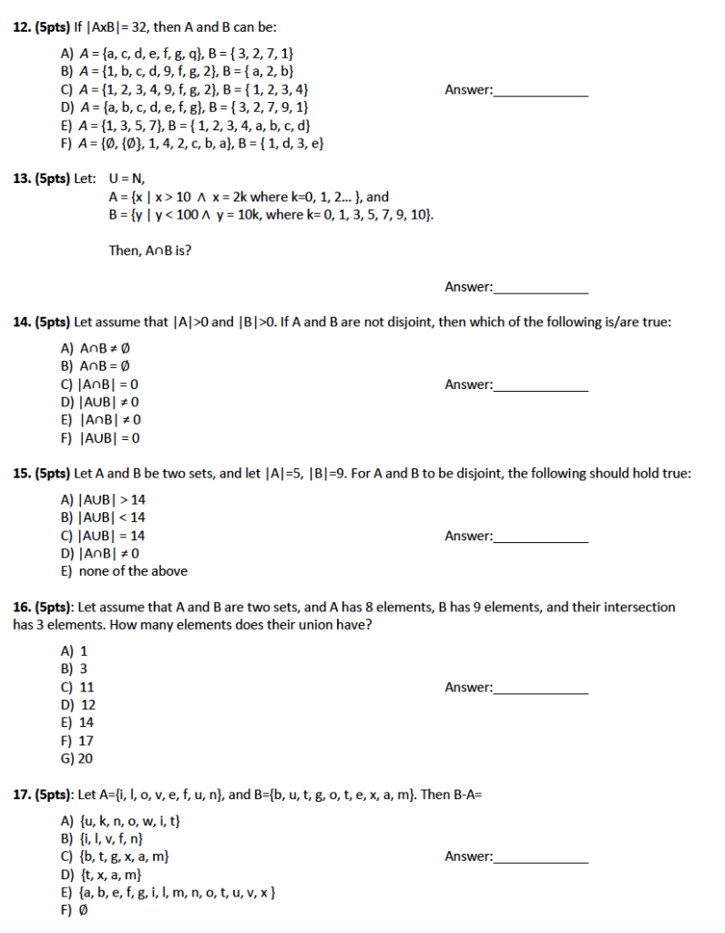 12 5pts If I Ax81 32 Then A And B Can Be A A Chegg Com