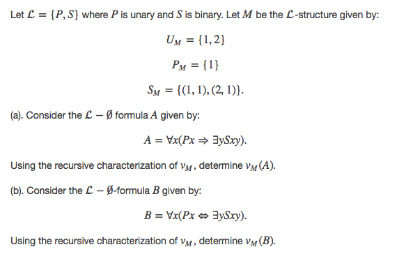 Let L P S Where P Is Unary And S Is Binary L Chegg Com