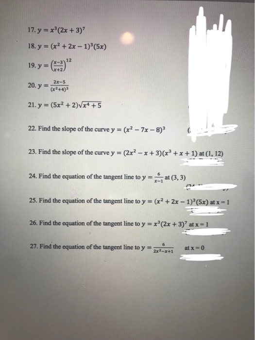 Solved 17 Y X32x 37 18 Y X2 2x 135x 19 Y