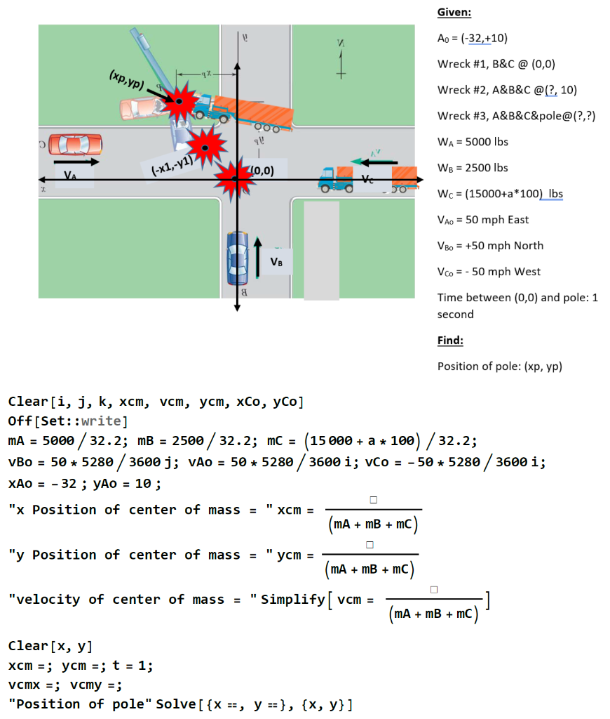 Solved Semitruck C Was Traveling West At High Speed When Chegg Com