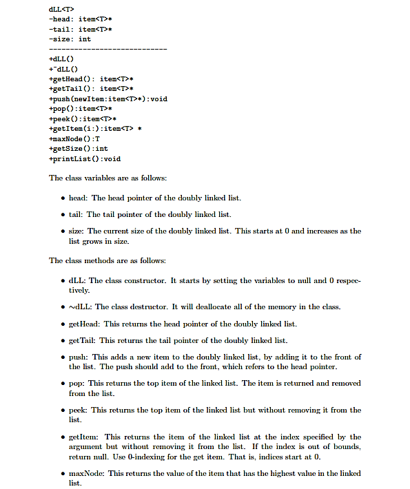 In C Use Doubly Linked List To Write The Followi Chegg Com