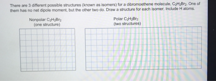 There are 3 different possible structures (known as