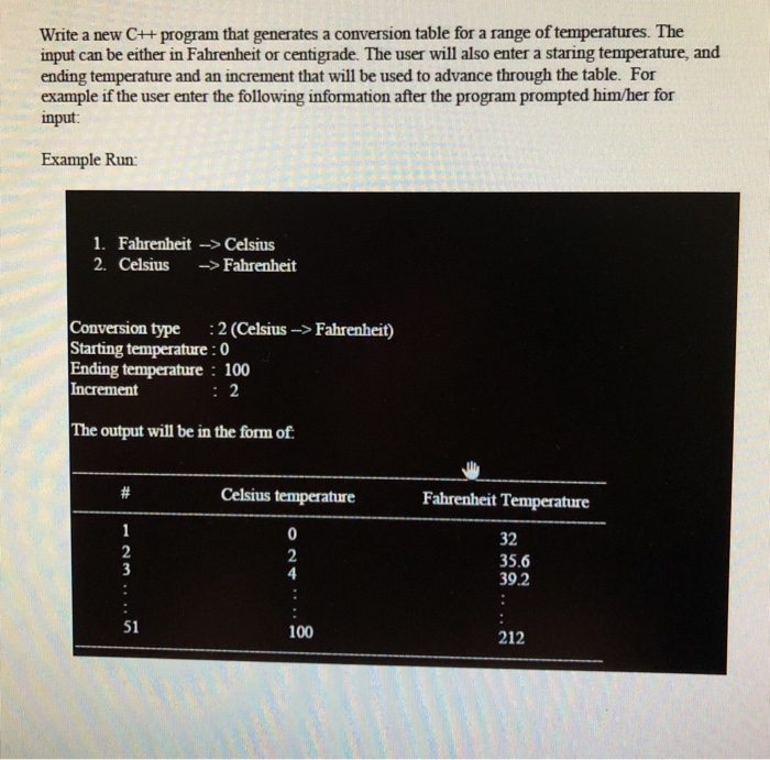 A Conversio That Program Generates New Solved: ... C++ Write A