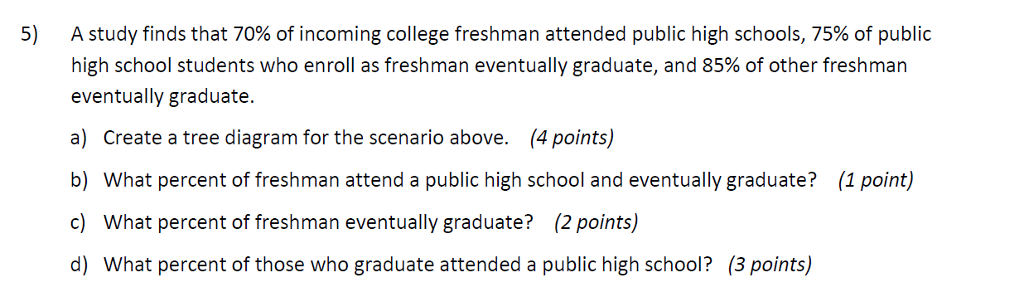 Study Finds Nearly 1 In 5 College >> Solved 5 A Study Finds That 70 Of Incoming College Fres Study Finds Nearly 1 In 5 College >> Solved 5 A Study Finds That 70 Of Incoming College Fres