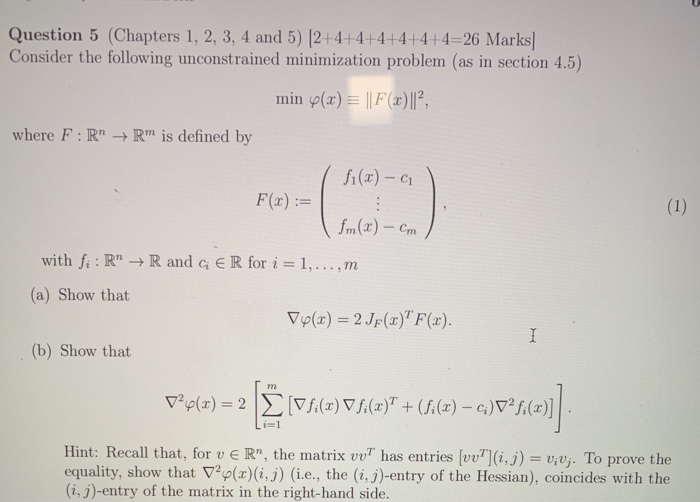 Question 5 Chapters 1 2 3 4 And 5 124444