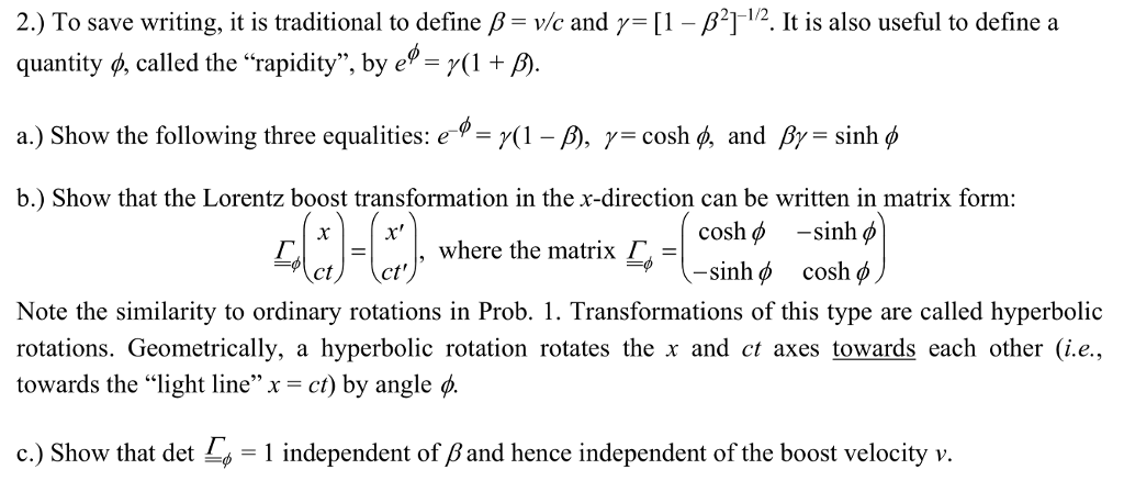 Solved 2 To Save Writing It Is Traditional To Define Ss Chegg Com