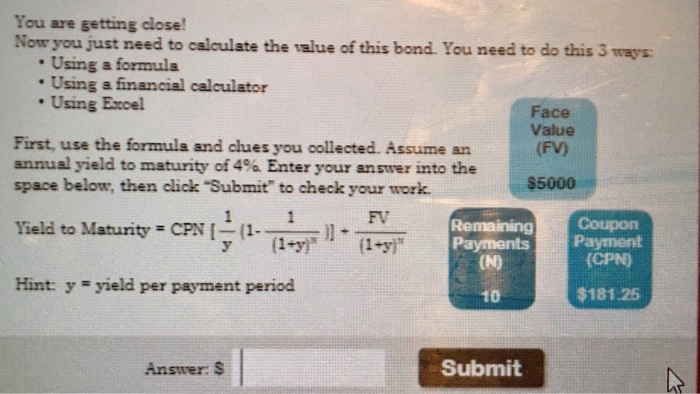 Solved You Are Getting Close Now You Just Need To Calcul Chegg Com
