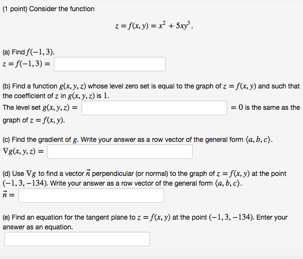 1 Point Consider The Function A Find F 1 3 Chegg Com