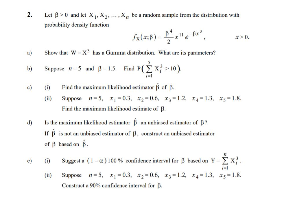 Solved Let B 0 And Let X 1 X 2 Probability Density Fu Chegg Com