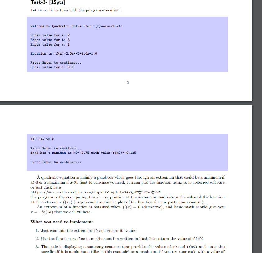 Solved Task 3 15pts Le T Us Continue Then With The Pro Chegg Com