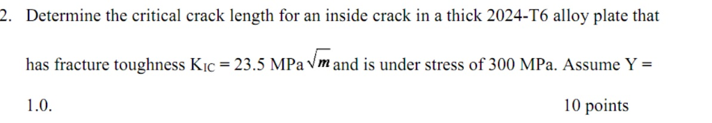 Inside crack