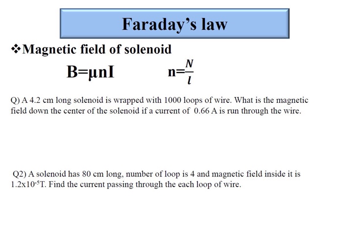 Solved Faraday S Law Magnetic Field Of Solenoid Q A 4 2 Cm Chegg Com