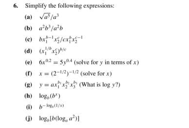 Solved 6 Simplify The Following Expressions B Ab Ab Chegg Com