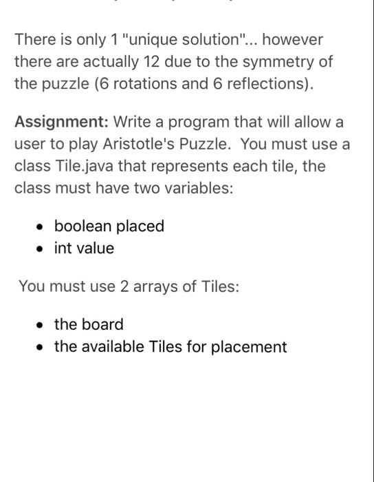 There is only 1 unique solution... however there are actually 12 due to the symmetry of the puzzle (6 rotations and 6 refle