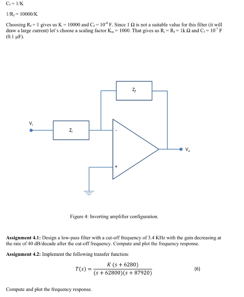 Solved Active Filters Filters Are An Integral Part Of A C Chegg Com