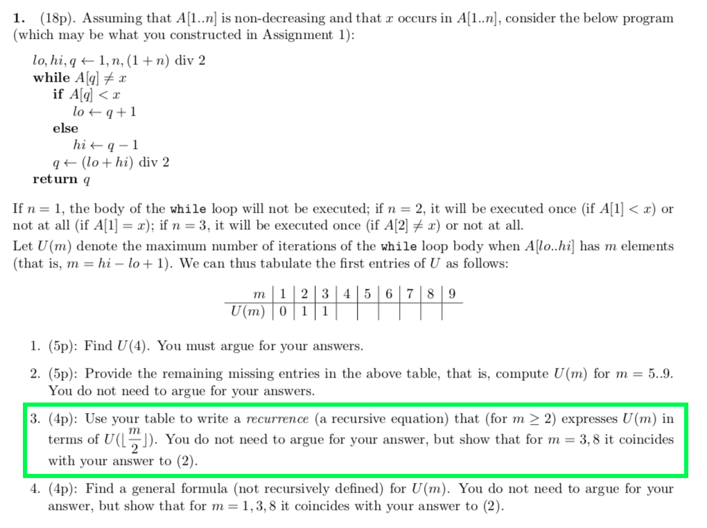 Solved Here Is The Values I Got For The Table M 1 2 Chegg Com