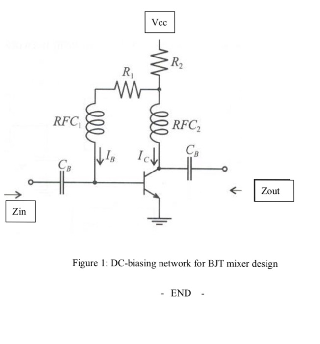 A Mixer Is To Be Designed By Using A Bjt With The Chegg Com