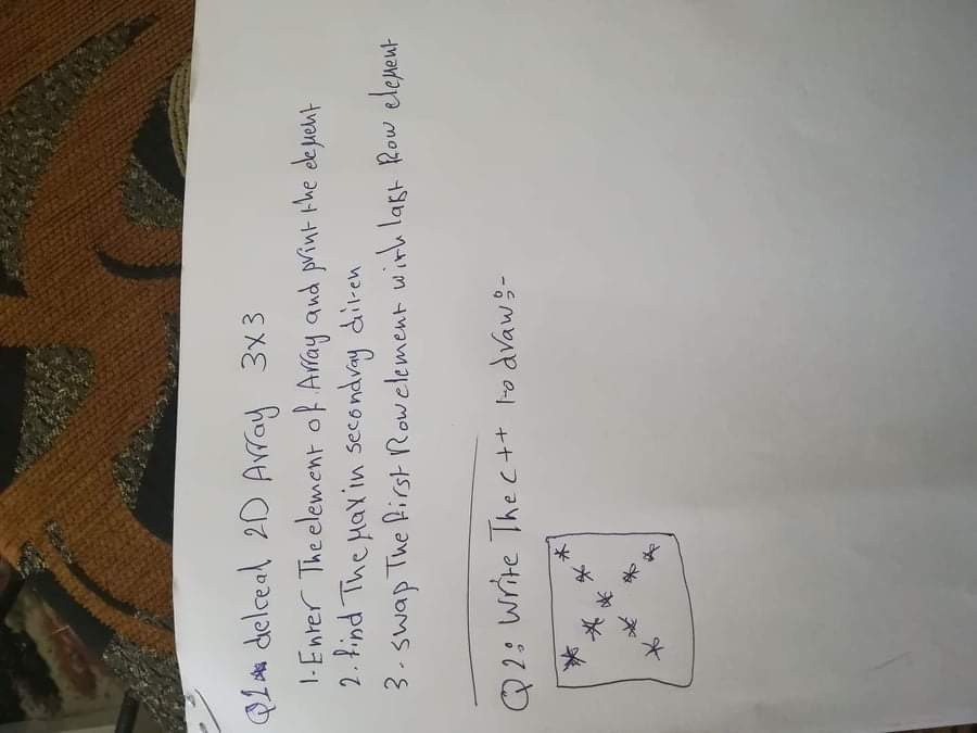 01 deleeal 2D Away 3x3 I-Enter The element o? Afay and Mint the de yesh 2 tind The Hay in seco ndvay direw 帐