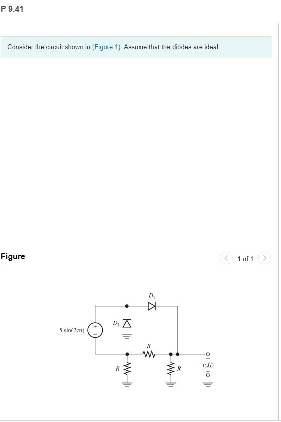 Solved P 9.41 Consider The Circuit Shown In (Figure 1). A