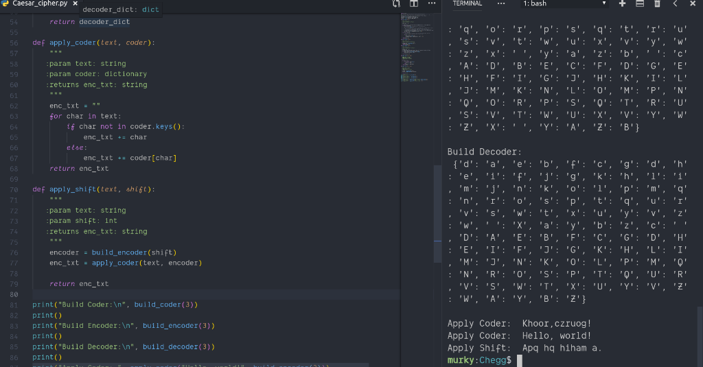 Solved Pls Use Example Python Dothis Problem 1 Encryption