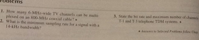 Solved: Roblems 3. State The Bit Rate And Maximum Oumber O ...