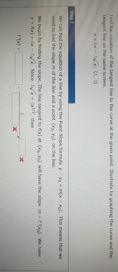 Solved Find The Equation Of The Tangent Line To The Curve Chegg Com