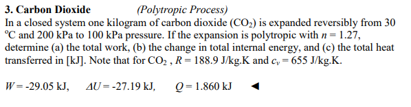 Heat transfer for a polytropic process image