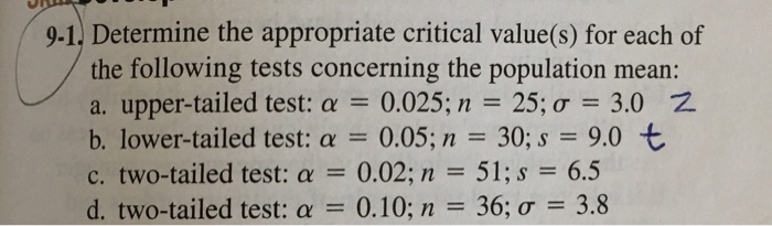 Solved Determine The Appropriate Critical Value S For Ea Chegg Com