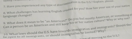 immigrants should not have to learn english
