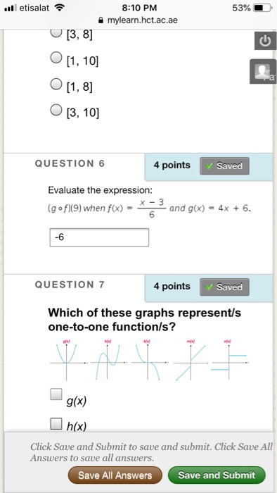 Solved Ill Etisalat令 8 10 Pm Mylearn Hct Ac Ae 53 Oq 2x Chegg Com