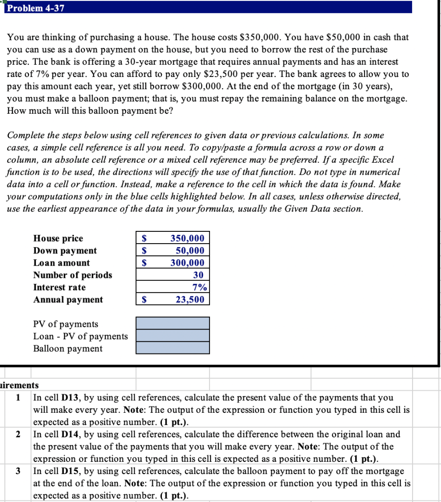 when buying a house when do you pay the down payment