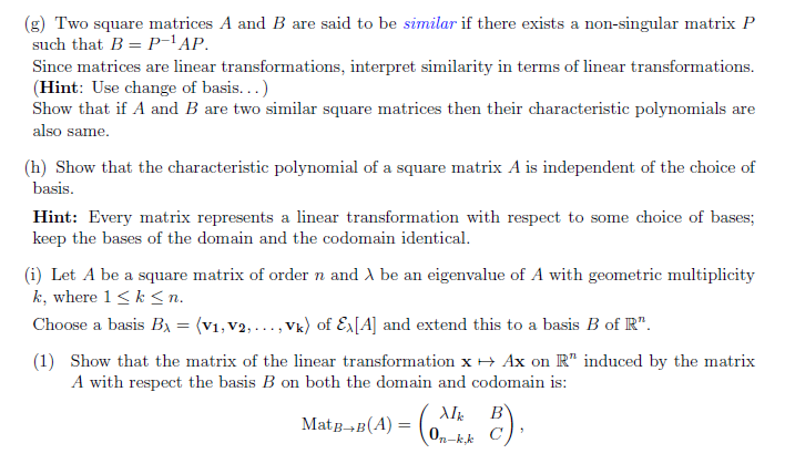 Solved Problem 2 Eigenvalues And Eigenvectors A If R Chegg Com