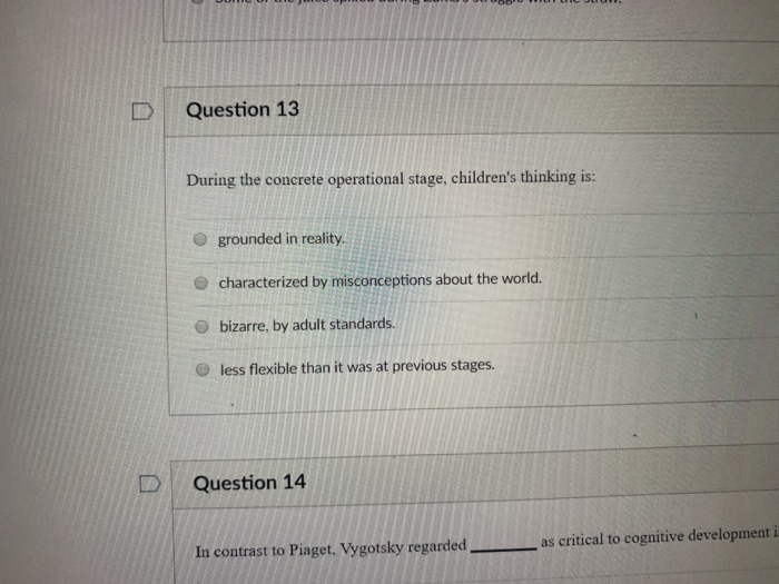 concrete thinking piaget