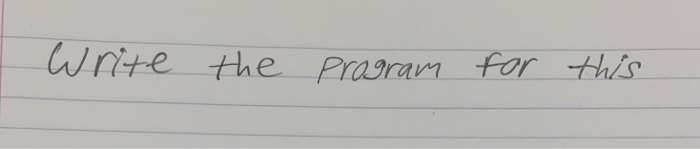 ー(Write-the for_th/s Pragrarm