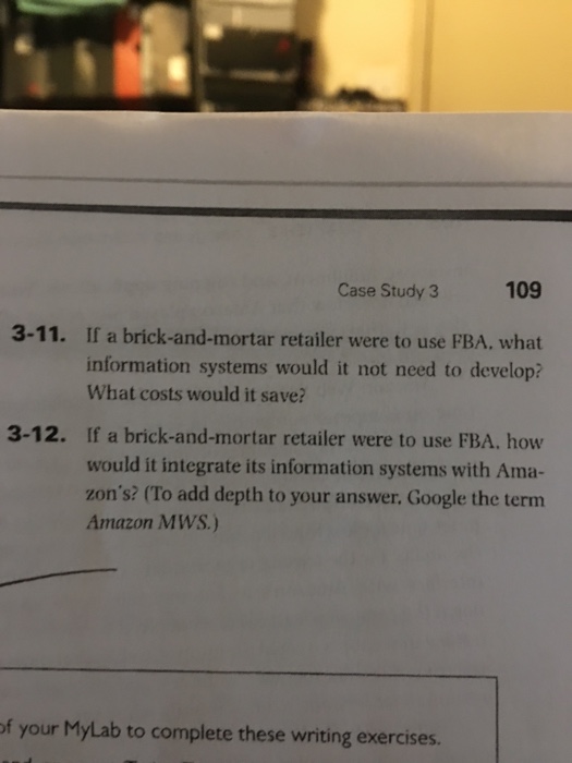 Case Study 3109 3 11 If A Brick And Mortar Retailer Chegg 