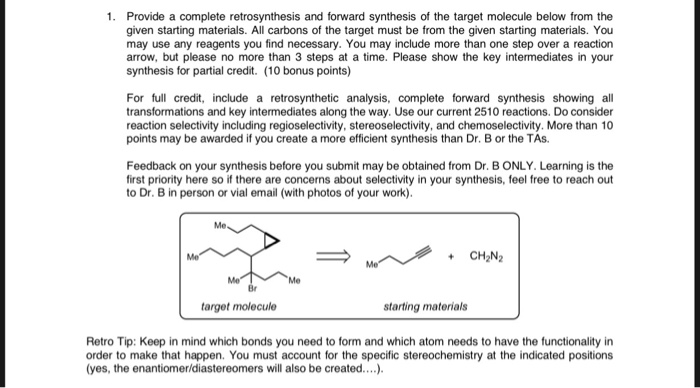 O chem synthesis problems image