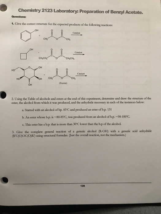 benzyl acetate structure