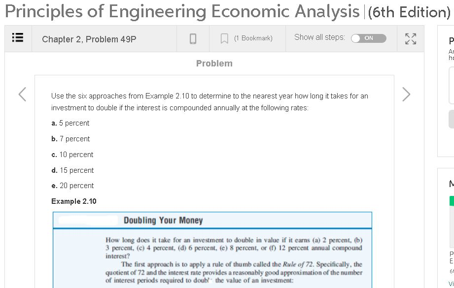 Principles of Engineering Economic Analysis