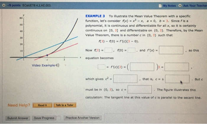 Solved 0 9 Points Scalcet8 4 2 Ae 003 My Notes O Ask You Chegg Com